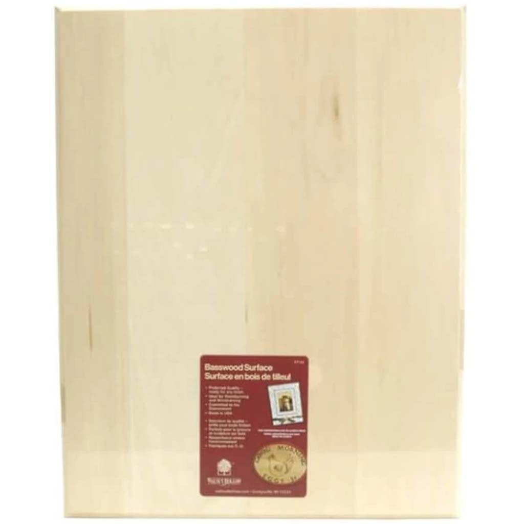 Basswood Rectangle Plaque 11in x 14in 