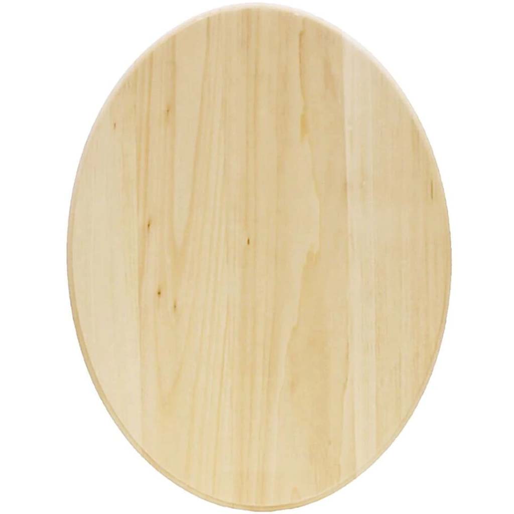 Basswood Oval Plaque 11in x 14in 