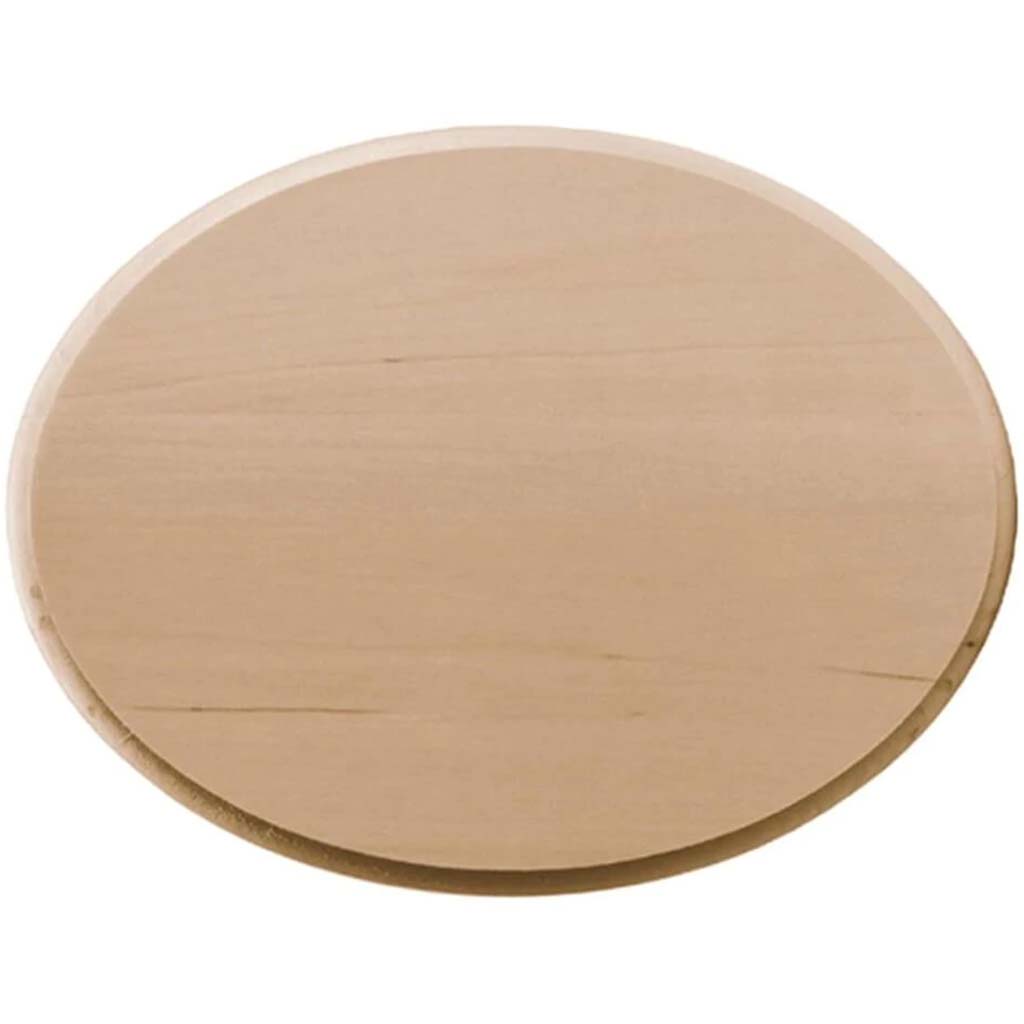 Basswood Oval Plaque 8in x 10in x .75in 