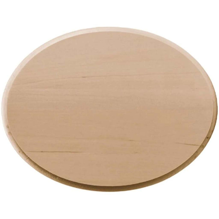Basswood Oval Plaque 8in x 10in x .75in 