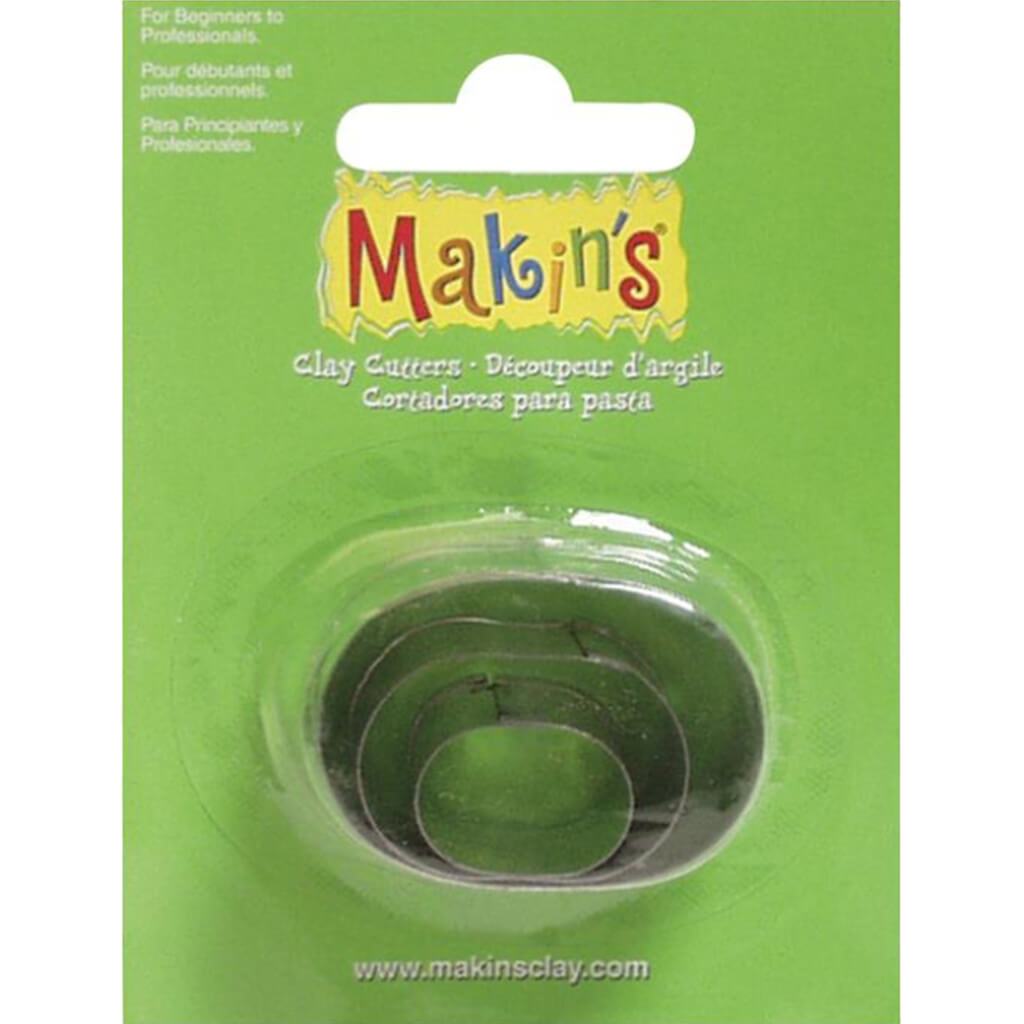 Makin's Clay Cutters 3/Pkg Oval