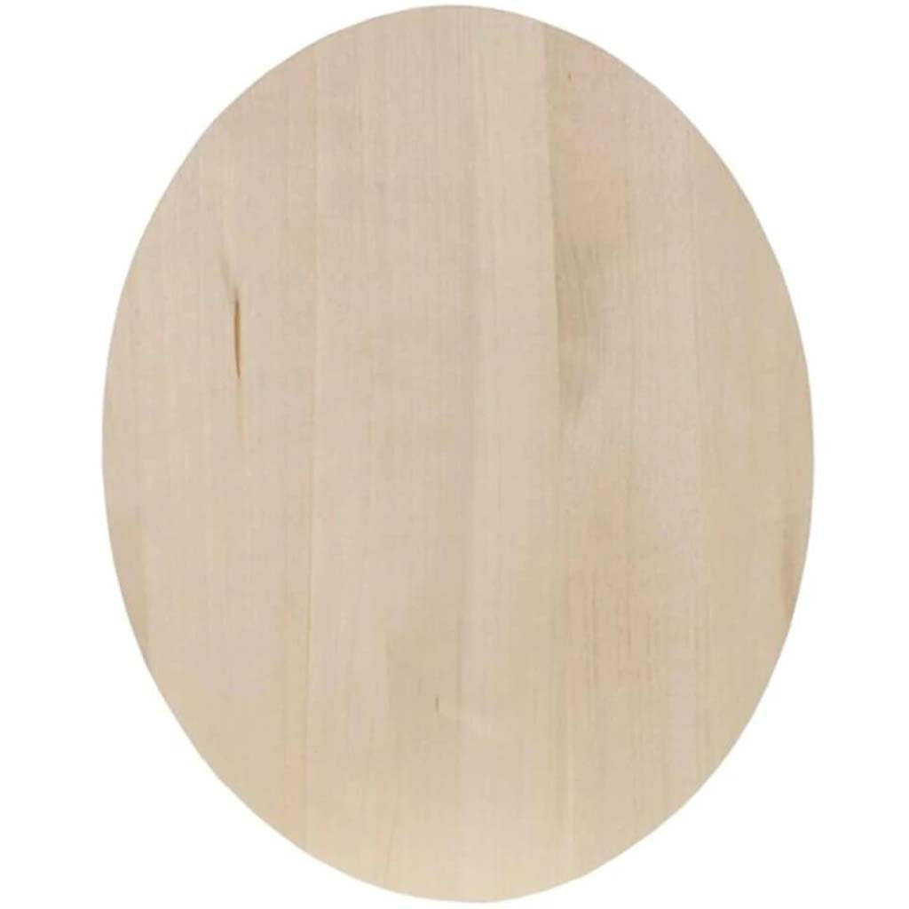 Oval Basswood Panel 8in x 10in 