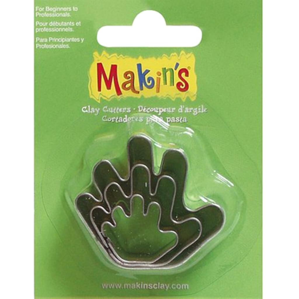 Makin's Clay Cutters 3/Pkg Hand Print