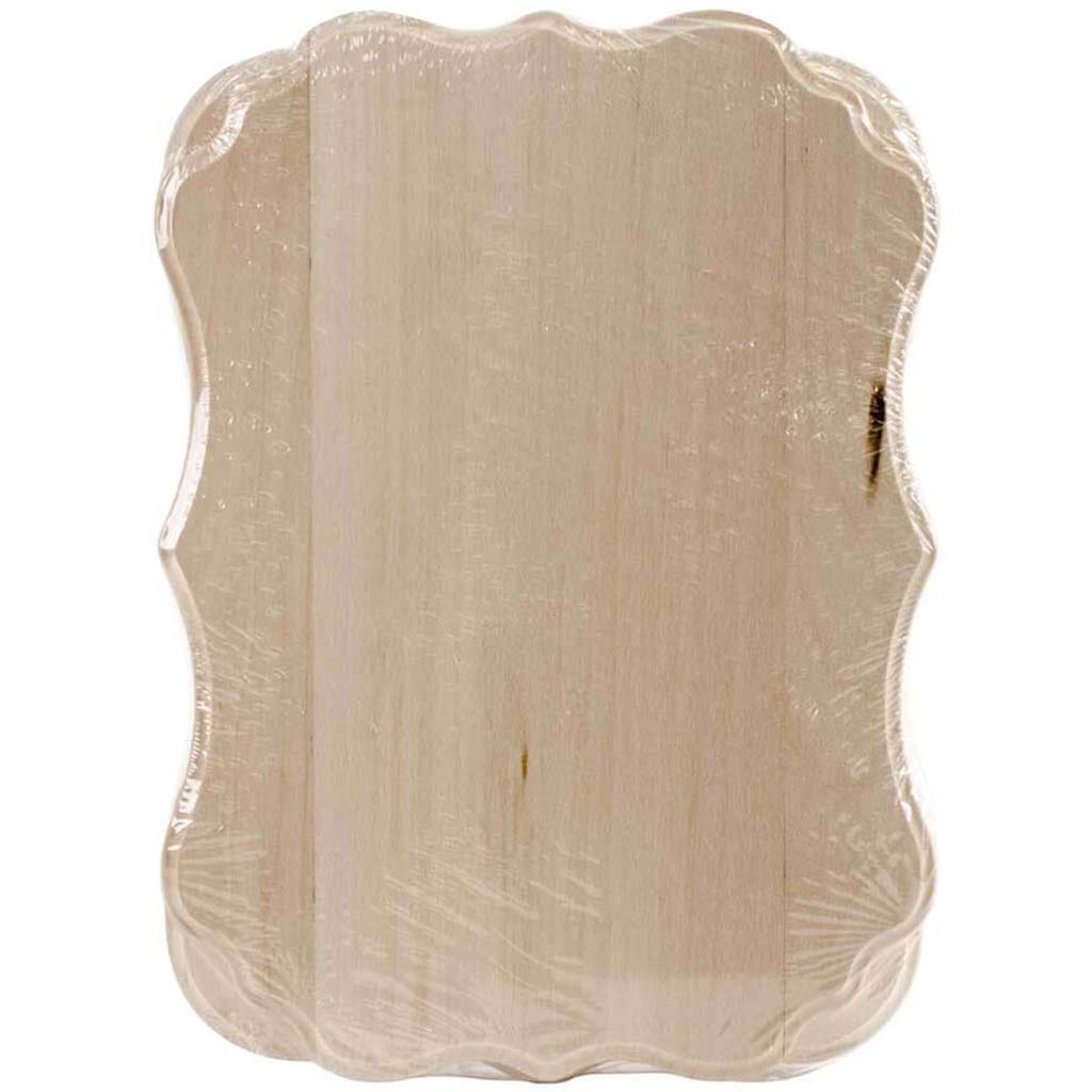 Basswood Thin Modern Plaque 5.25in x 7.25in x .63in 