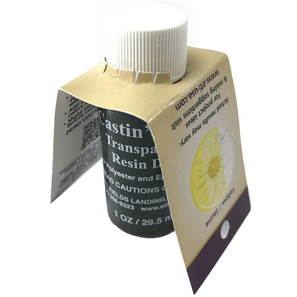 Castin Craft Transparent Resin Dye 1oz Yellow