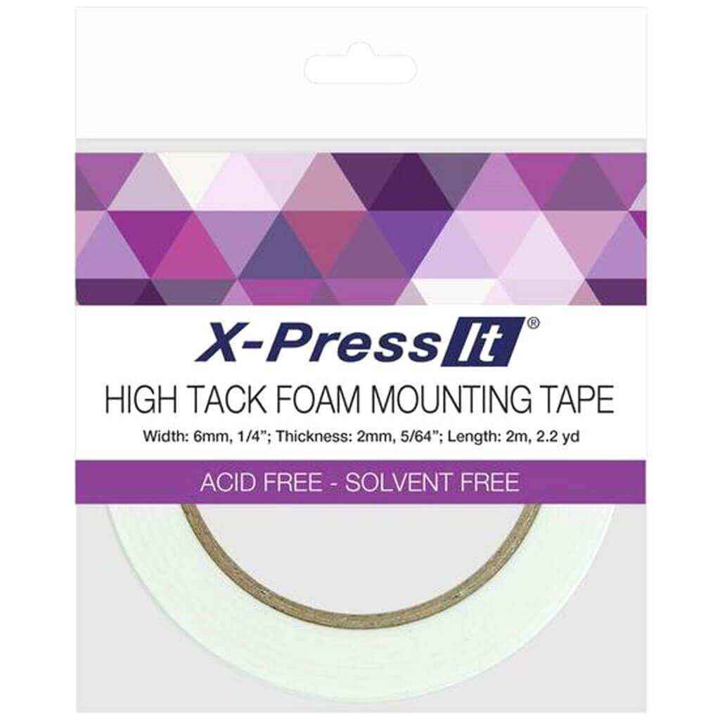 X-Press it High Tack Foam Mounting Tape 1/4in x 2.2yd