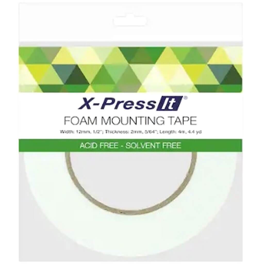 X-Press It High Tack Foam Mounting Tape .5in x 4.4yd