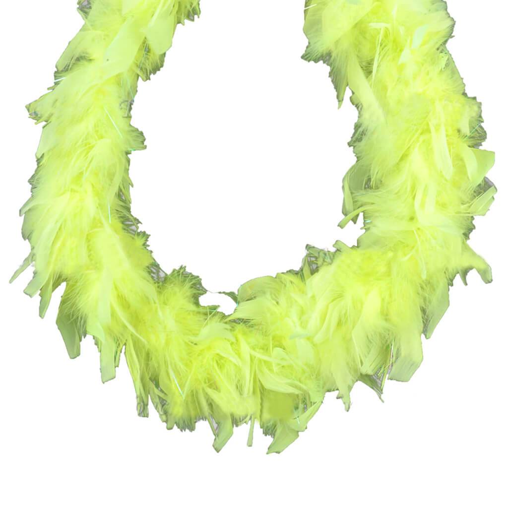 Chandelle Mini Boa with Iridescent Lurex 48in Fluorscent 25g Yellow