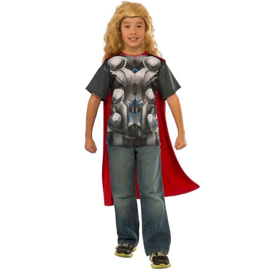 Thor Top &amp; Cape Costume