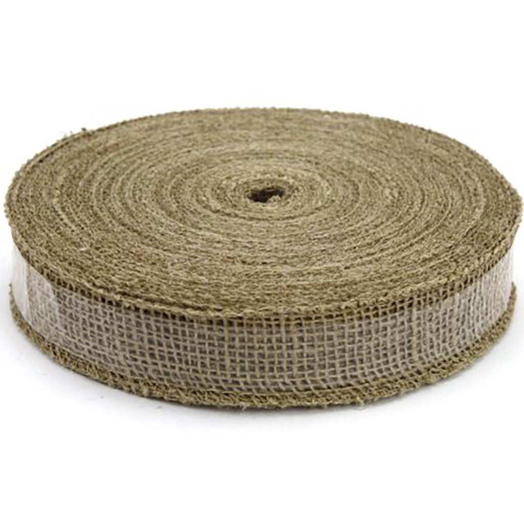 Bulk Burlap Ribbon Roll 1.5in x 50yd Natural