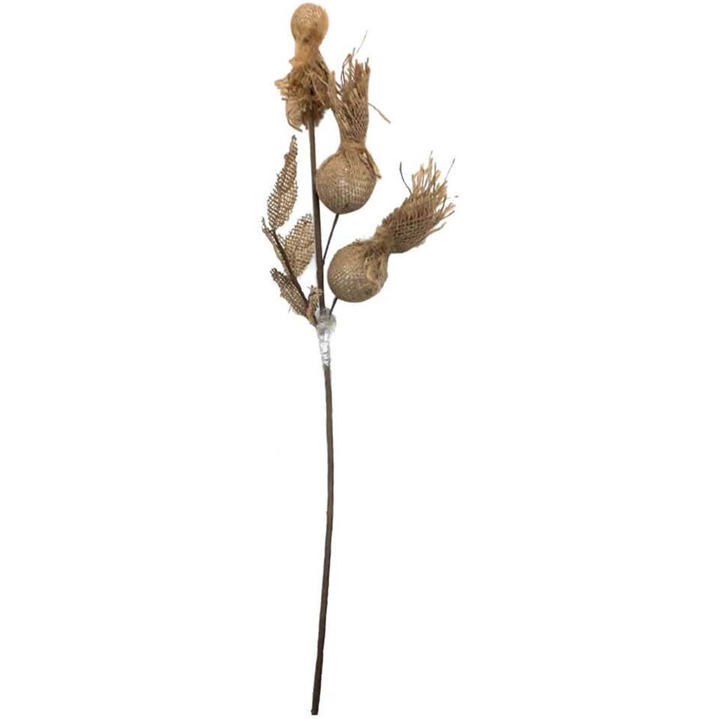 Burlap Stem Fruit Natural 26in 