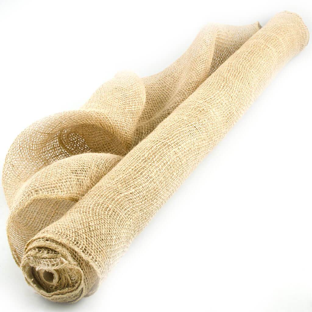 Burlap Hq Jute Tape Roll 35in x 25m Natural