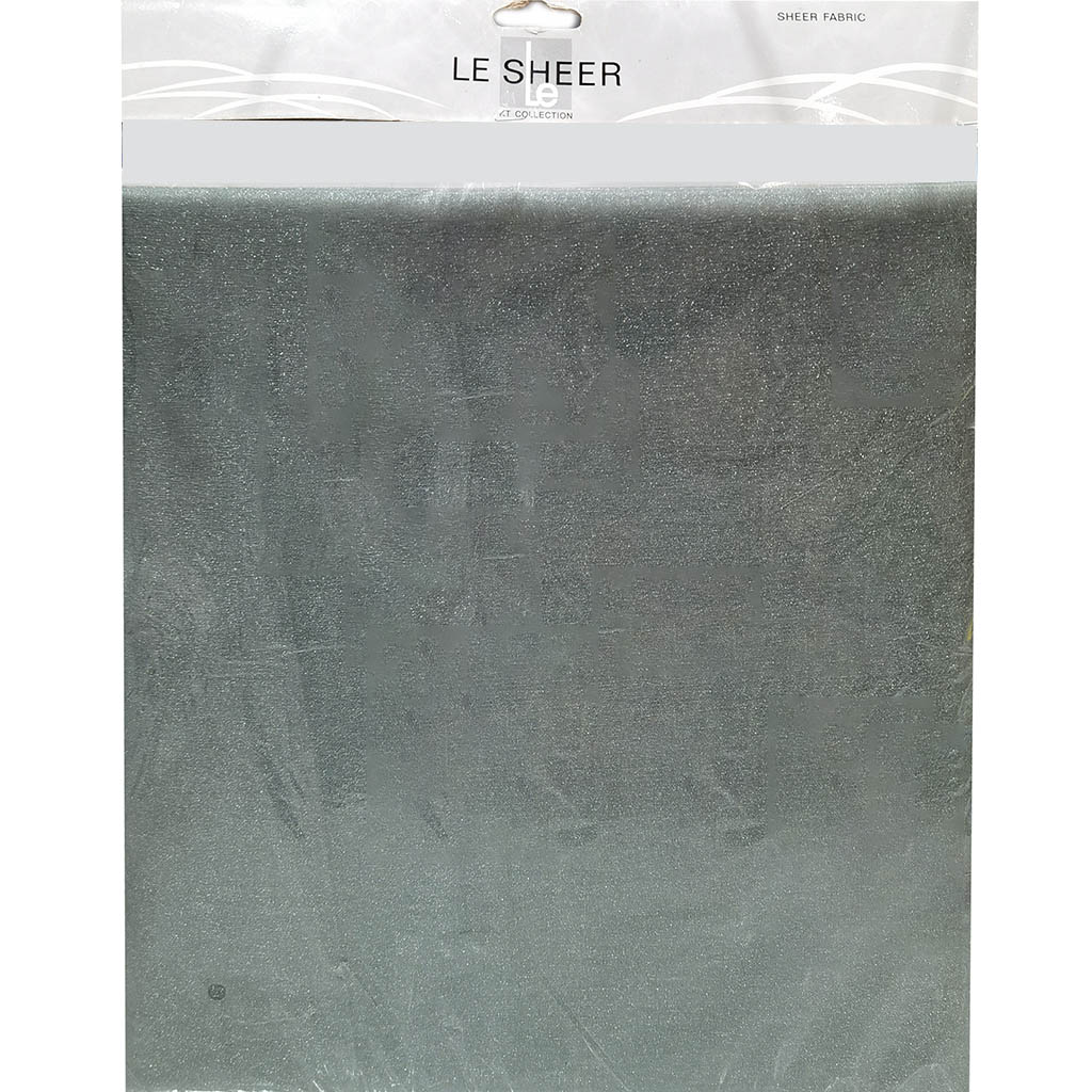 Snow Le Sheer Smoke 58in x 3yd