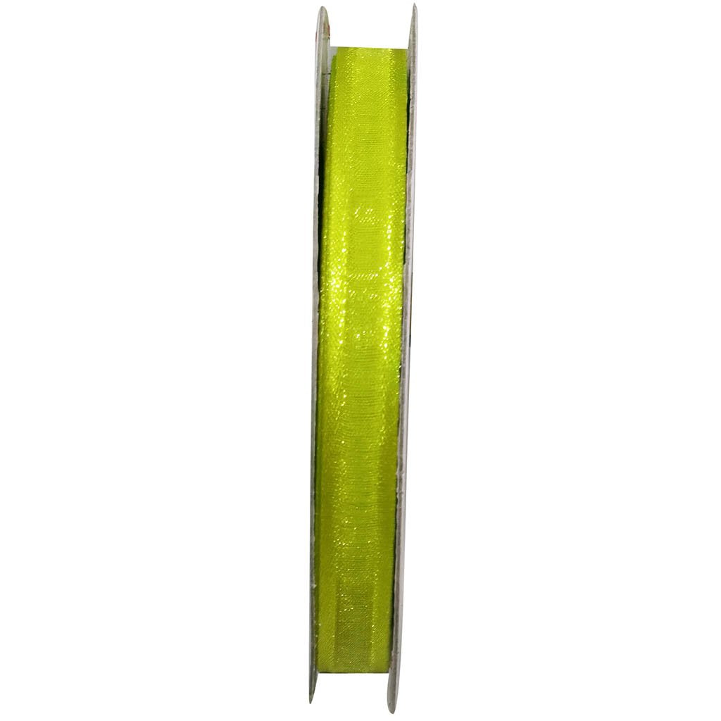 Satin Edge Sheer 3/8in x 25yd Neon Green