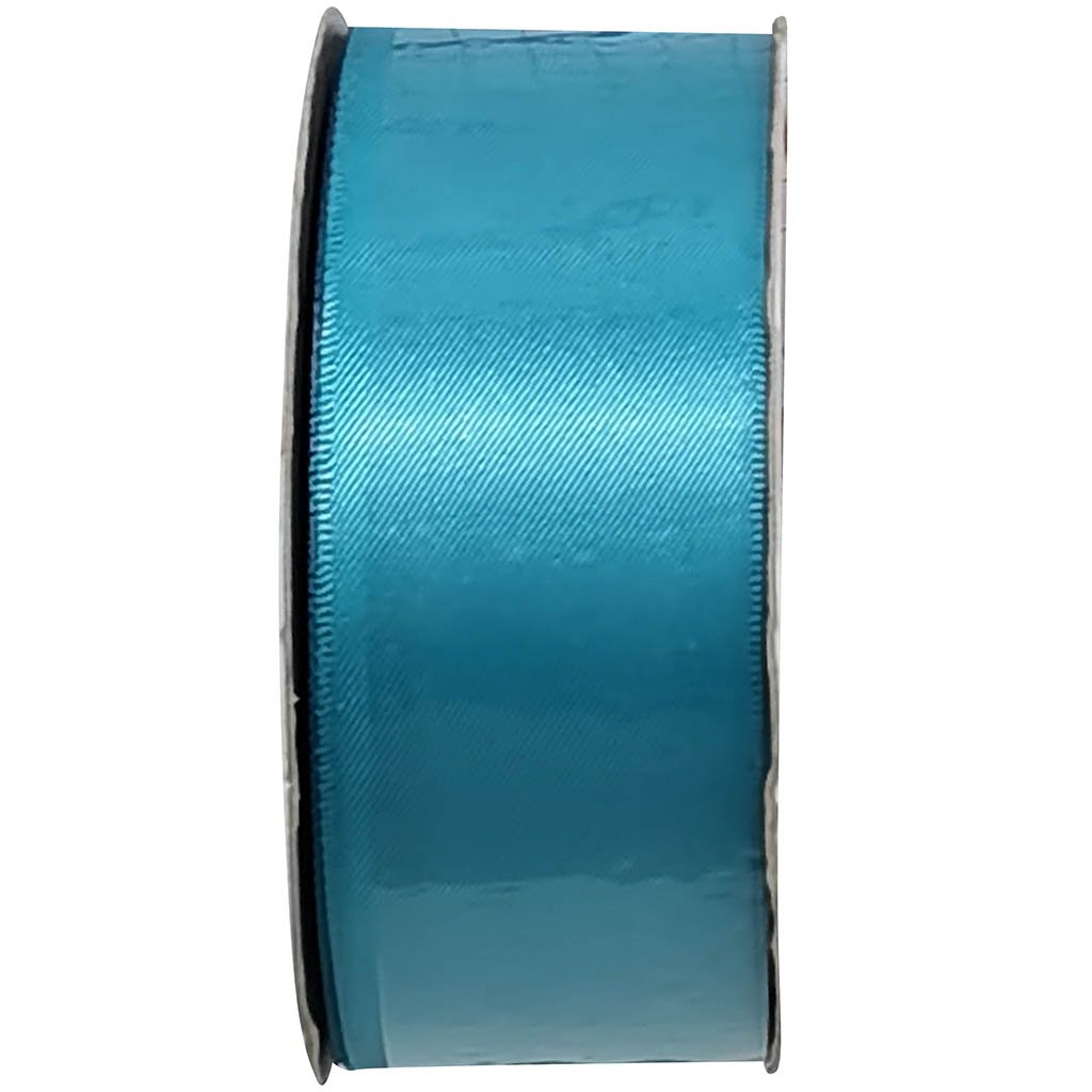 Double Face Satin 1.5in x 25yd Teal