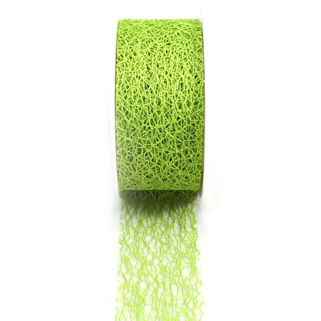 Cut Edge Mesh Net 1.5in x 20yd Apple Green