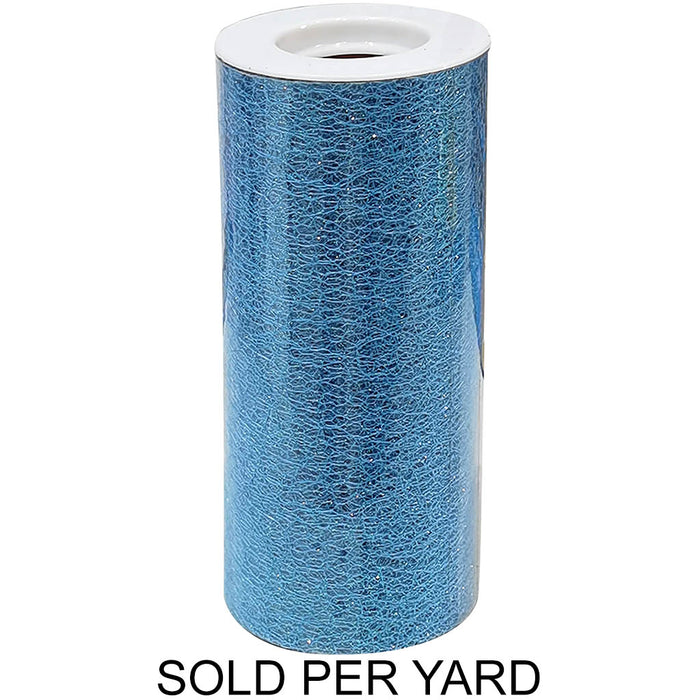Sparkle Mesh Blue 6in