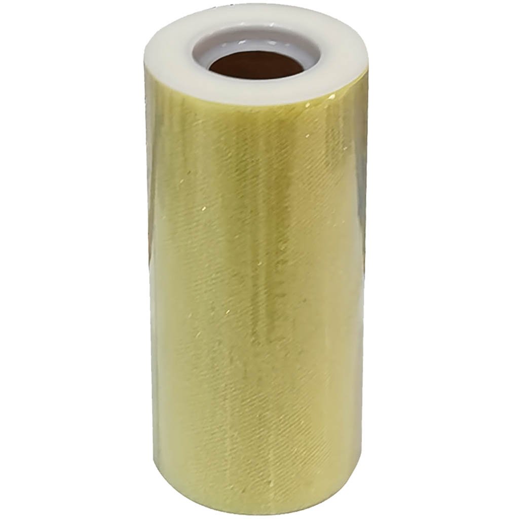 Glitter Tulle 6in x 25yd Yellow