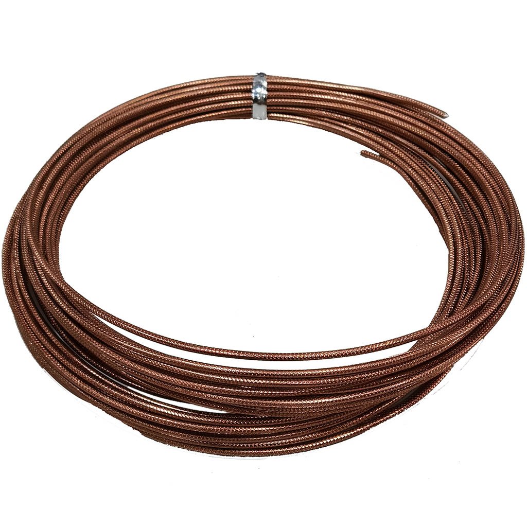 Aluminium Embossed Wire 2mm x 13yd  Copper