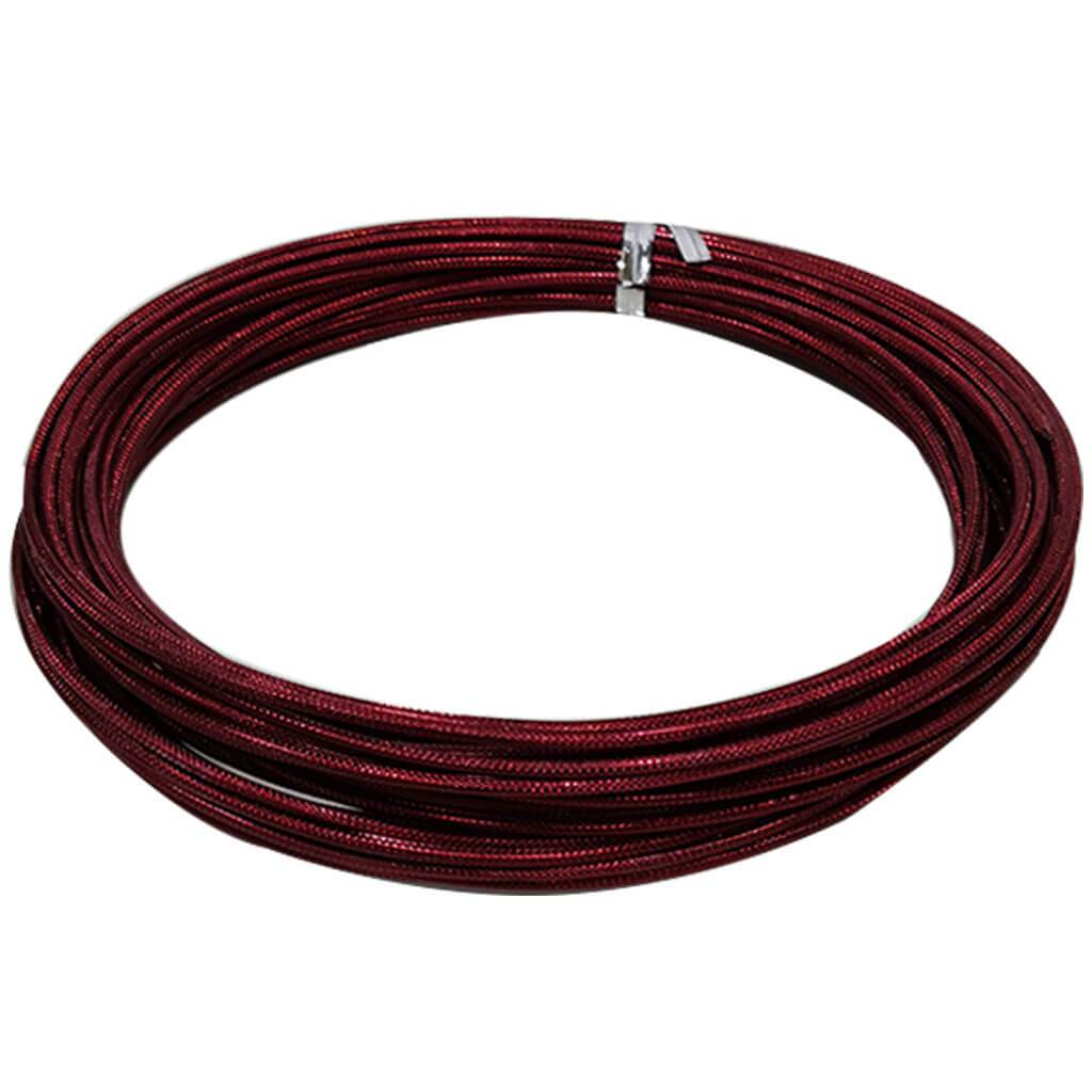 Aluminium Embossed Wire 2mm x 13yd Wine