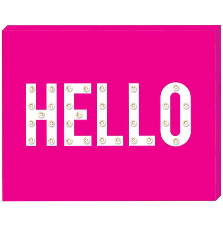 MARQUEE LOVE COLLECTION BOX HELLO 