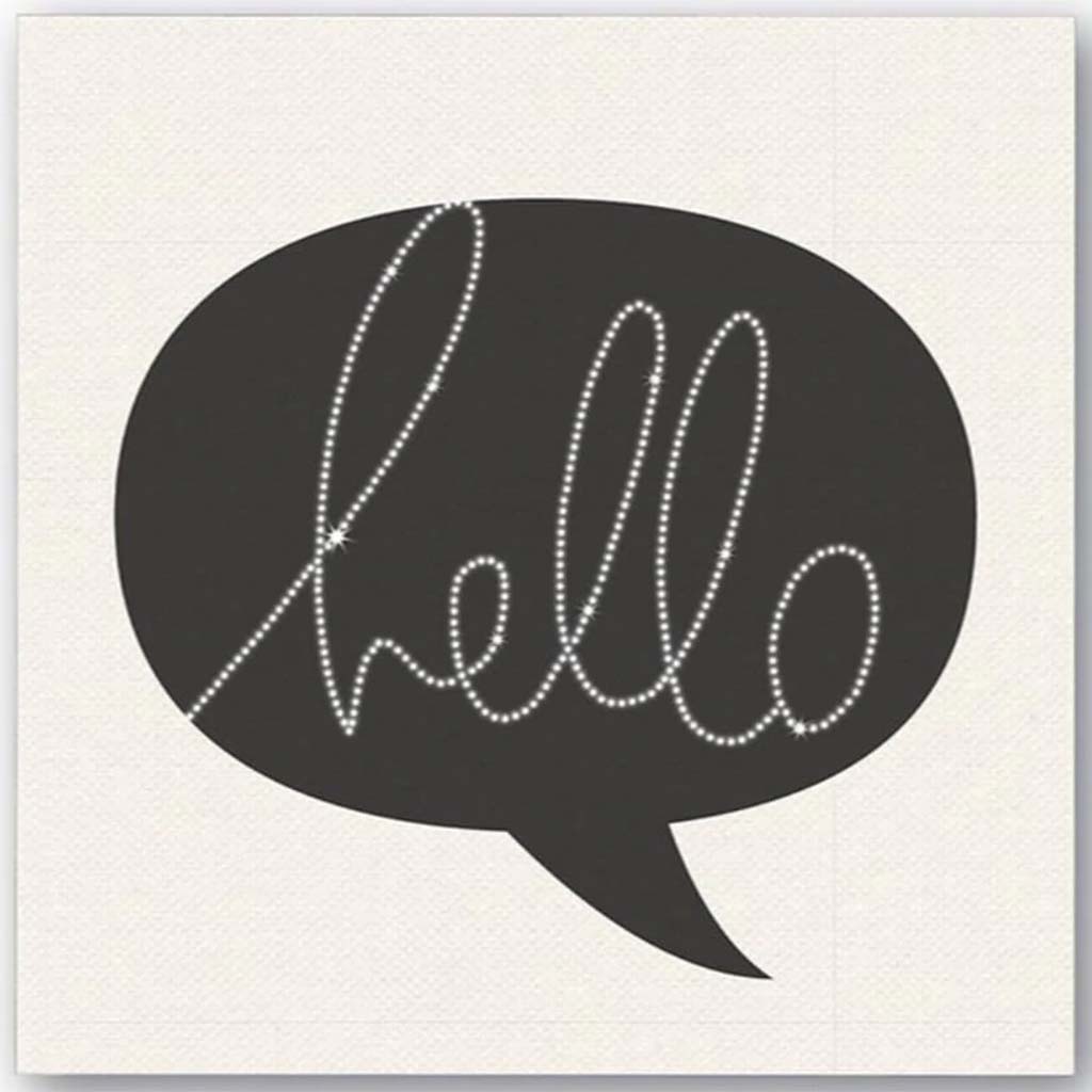 MARQUEE LOVE COLELCTION HELLO FIBER OPTIC 