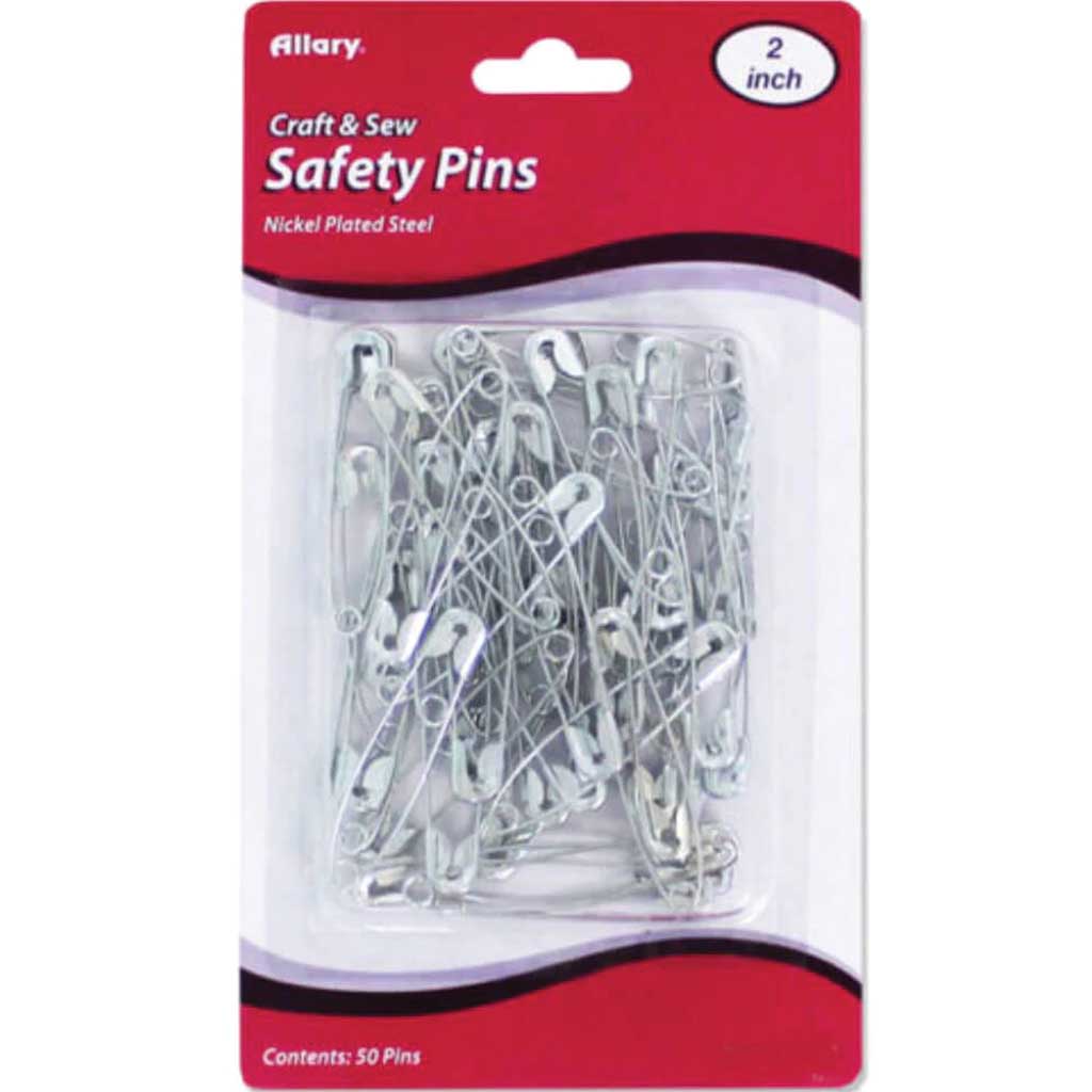 Safety Pins 2in Steel