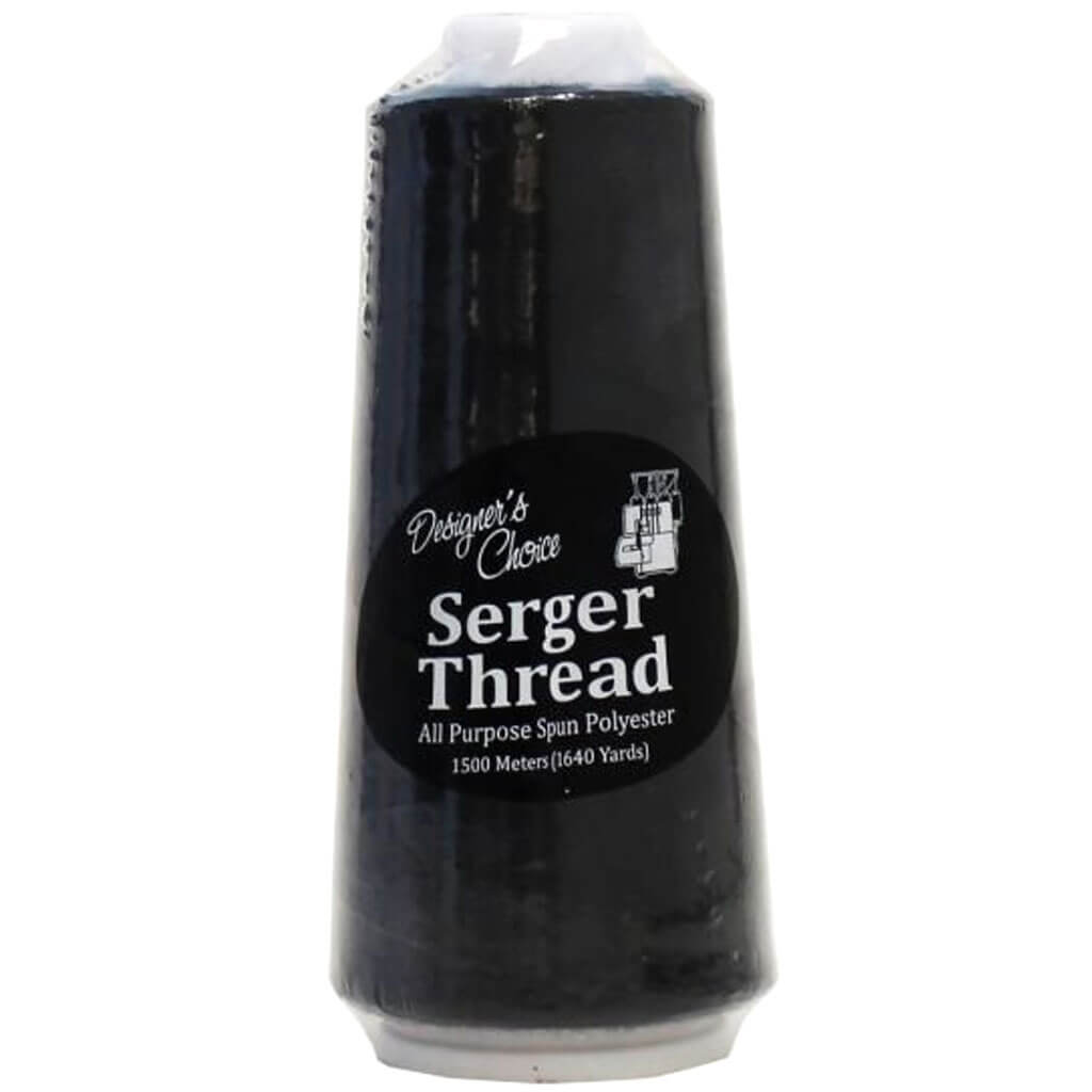 Serger Thread 1500 Meters Black