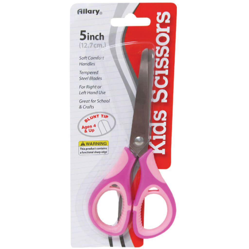 Kids&#39; Premium Scissors Blunt 5in Blue