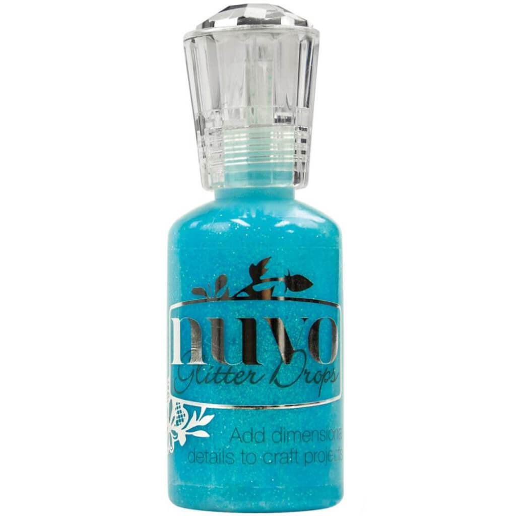 Nuvo Glitter Drops 1.1oz Blue Lagoon