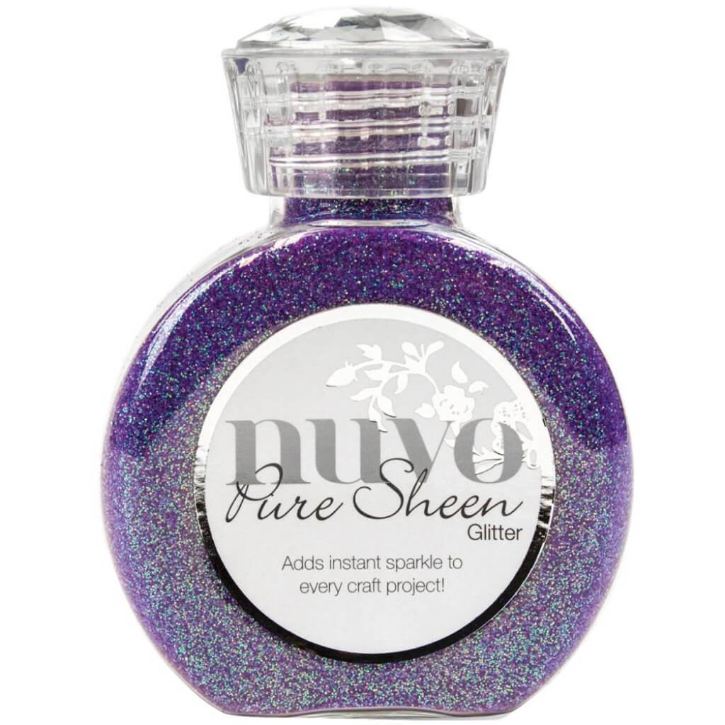 Nuvo Pure Sheen Glitter 3.38oz Violet Infusion