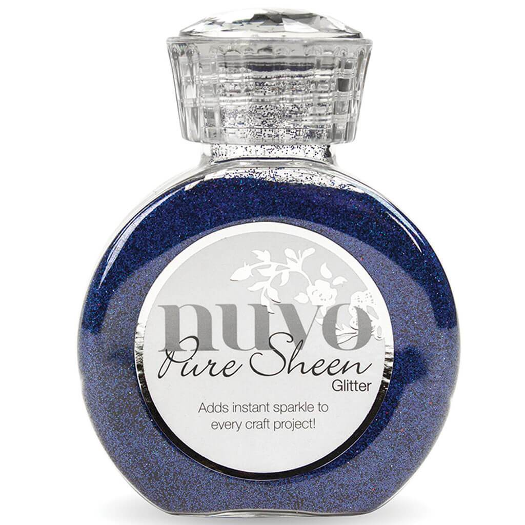 Nuvo Pure Sheen Glitter 3.38oz Blue Sapphire