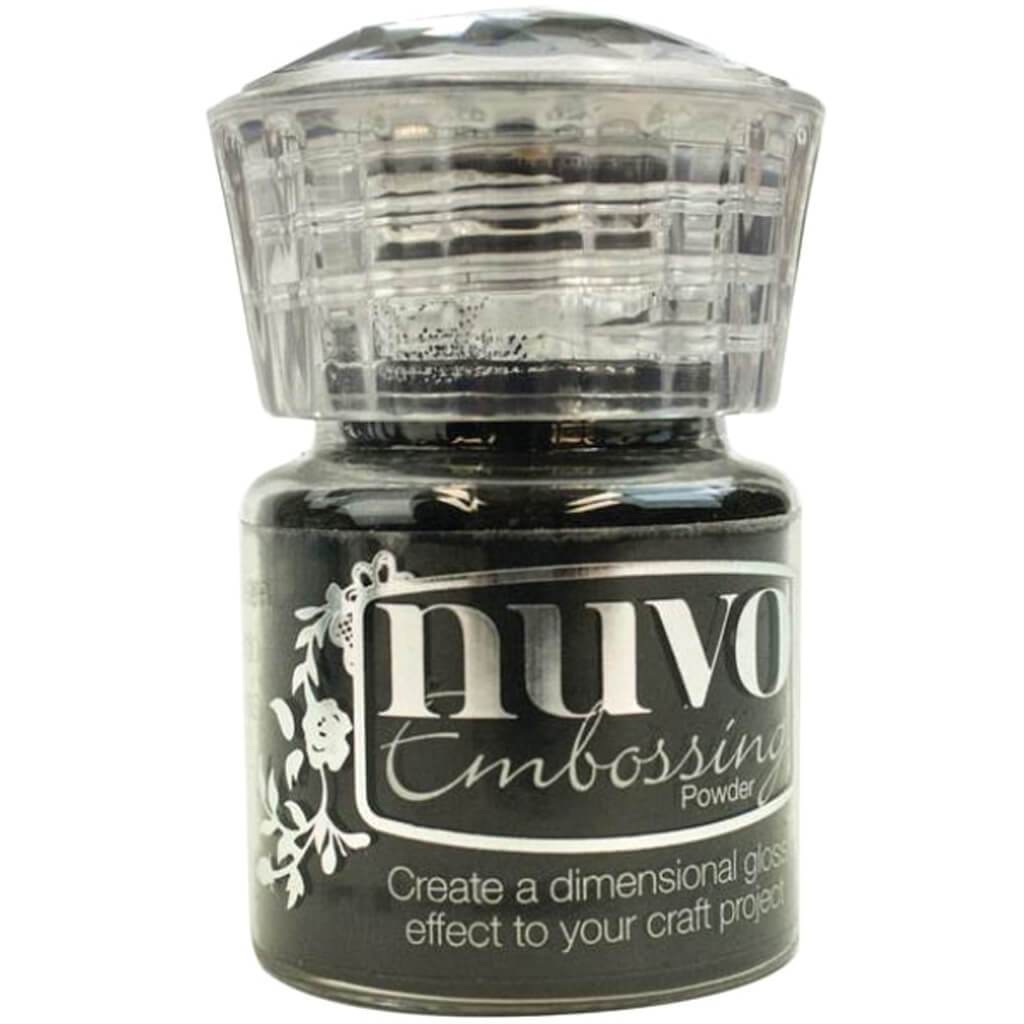 Nuvo Embossing Powder .74oz Jet Black