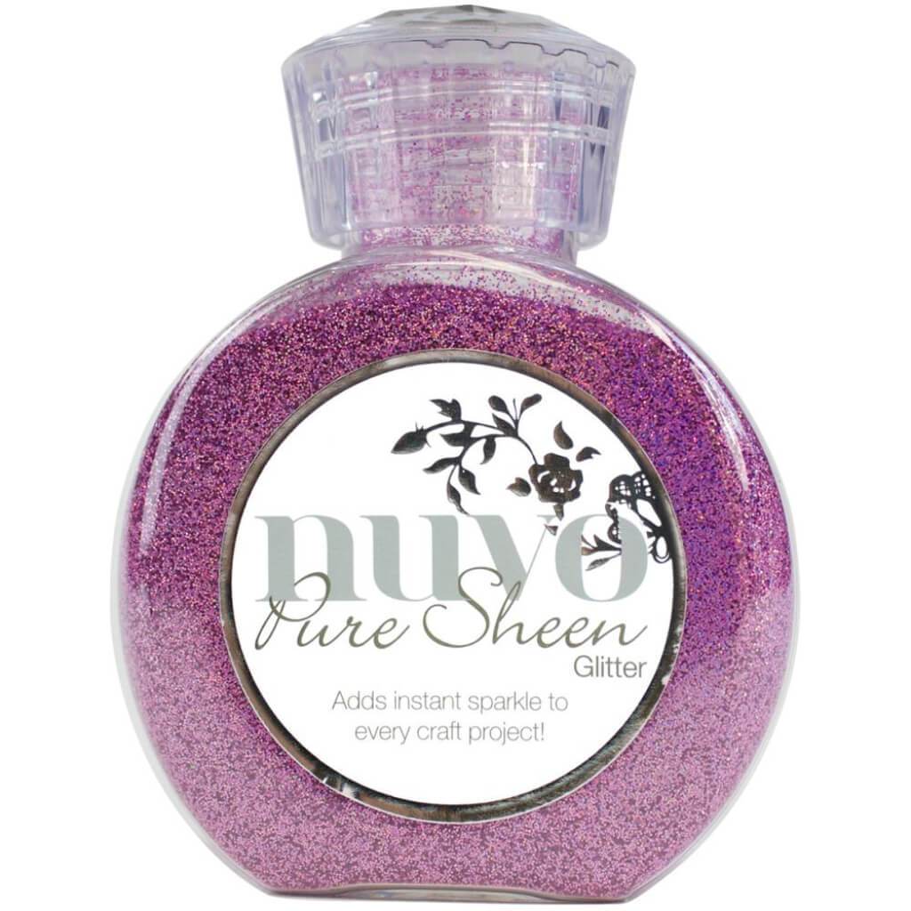 Nuvo Pure Sheen Glitter 3.38oz Hot Pink