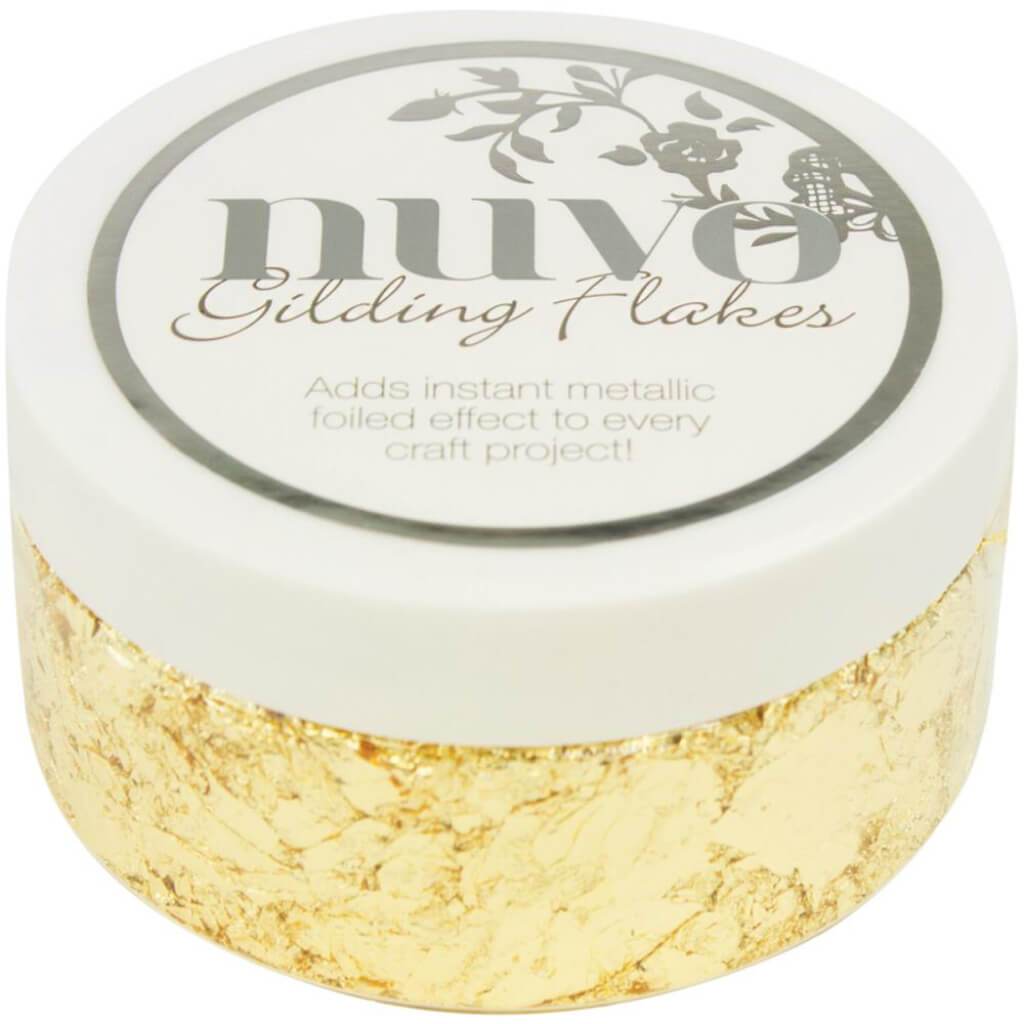 Nuvo Gilding Flakes 6.8oz Radient Gold