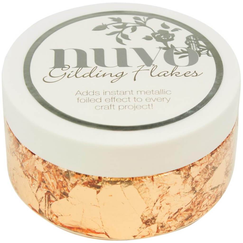 Nuvo Gilding Flakes 6.8oz Sunkissed Copper