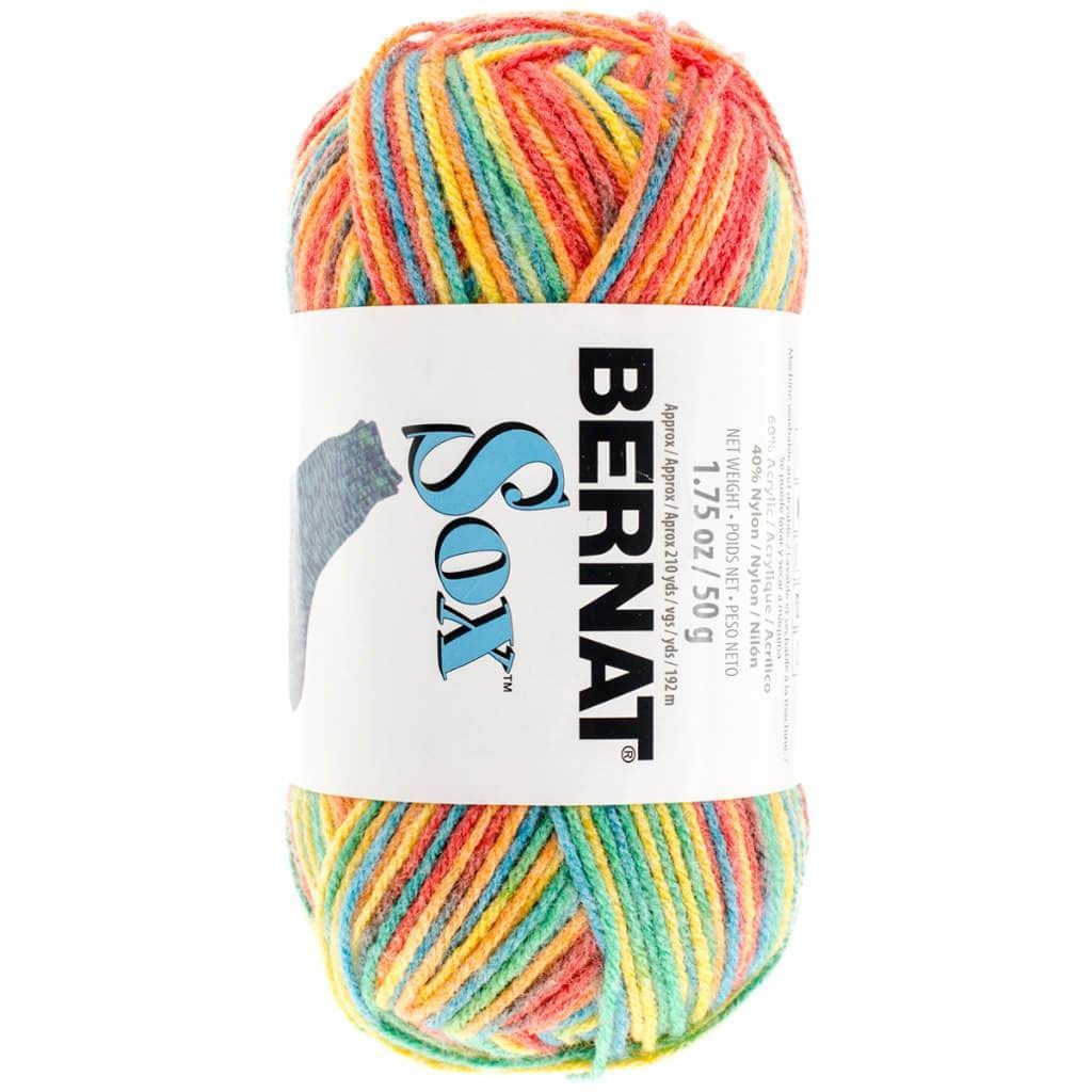 Bernat Sox Yarn Rainbow