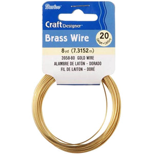 Craft Wire 20 Gauge Gold 8 yards 