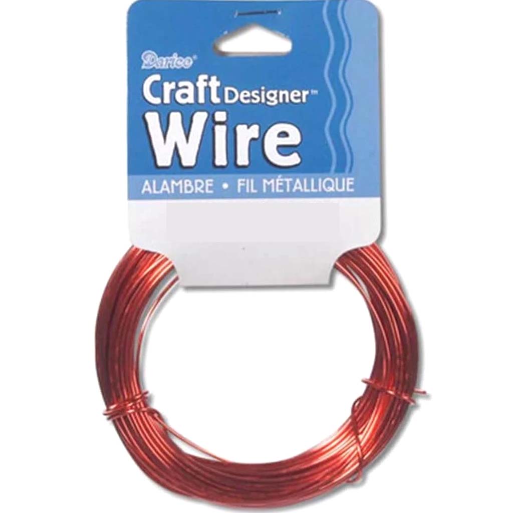 Craft Wire 20 Gauge Orange 8 yards 