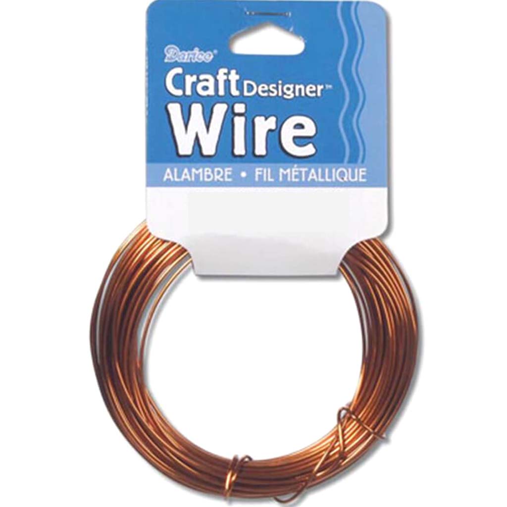 Craft Wire 20 Gauge Brown 8 yards 