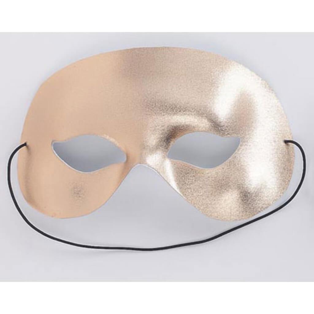 Quarter Face Mask Gold 