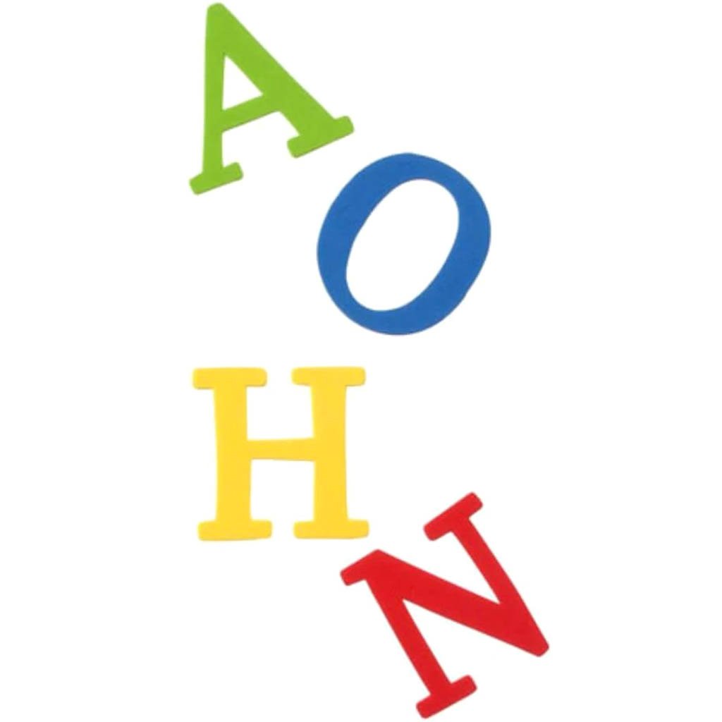 Foamies Alphabet Stickers Primary Colors 200 pcs 