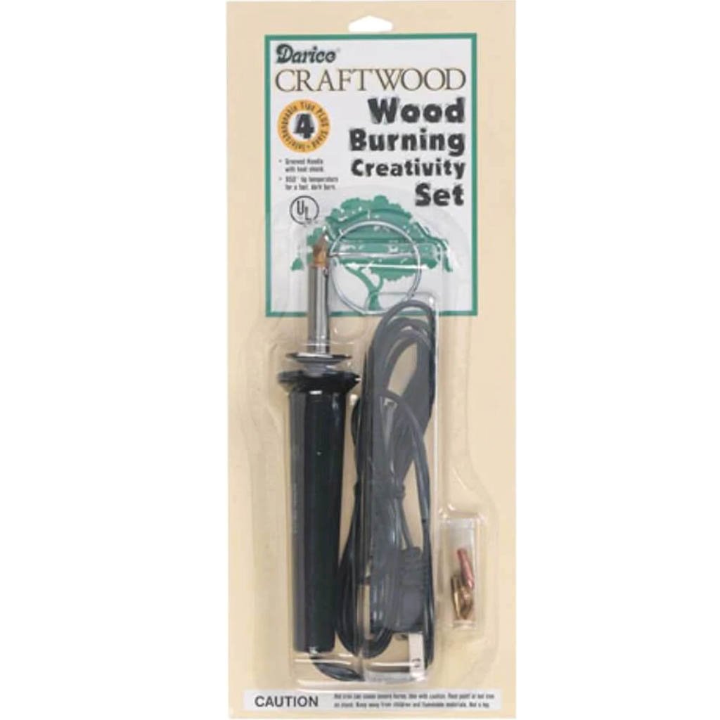 Wood Burning Tool with Accessory Tips 4 pieces 