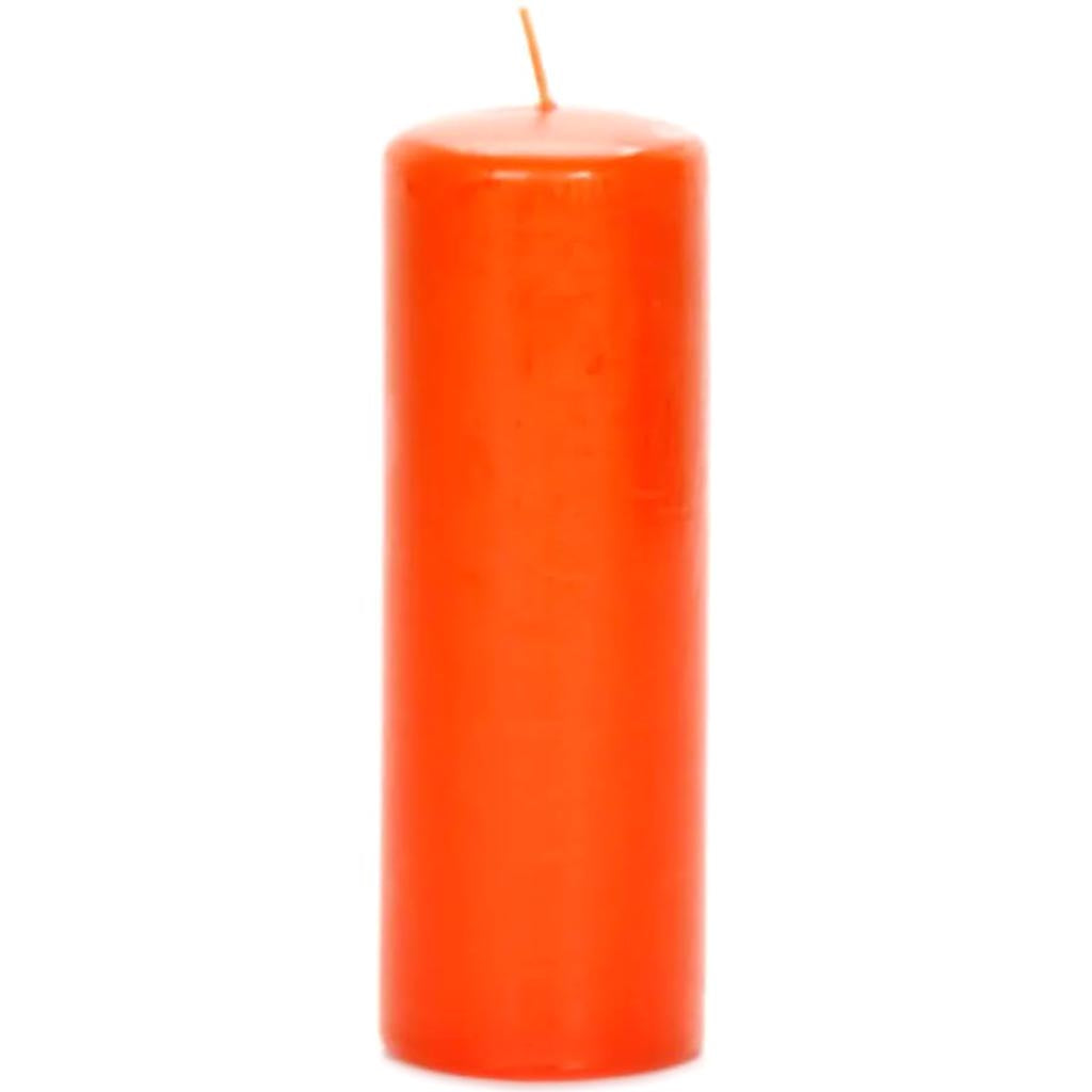 Pillar Candle Pumpkin 2.8 x 8.8 inches 