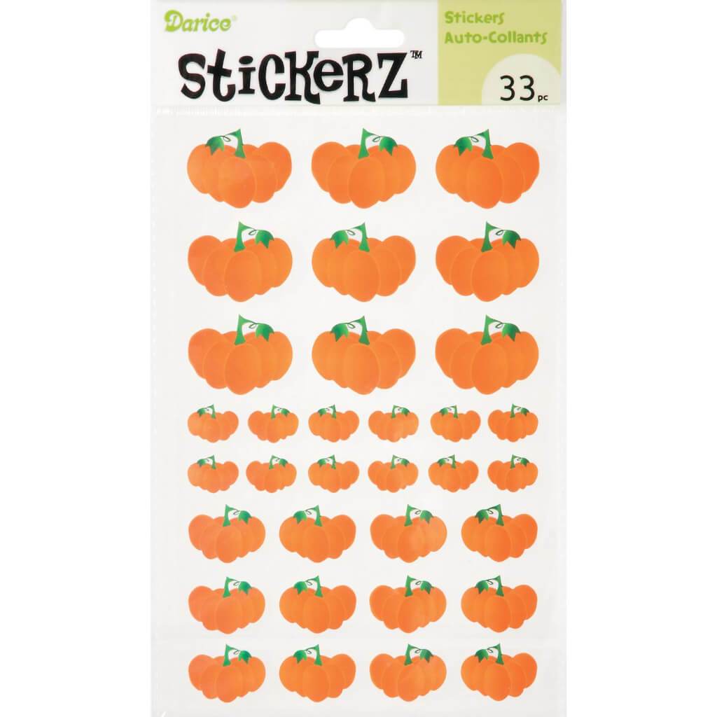 STICKER PUMPKINS 5X8IN 