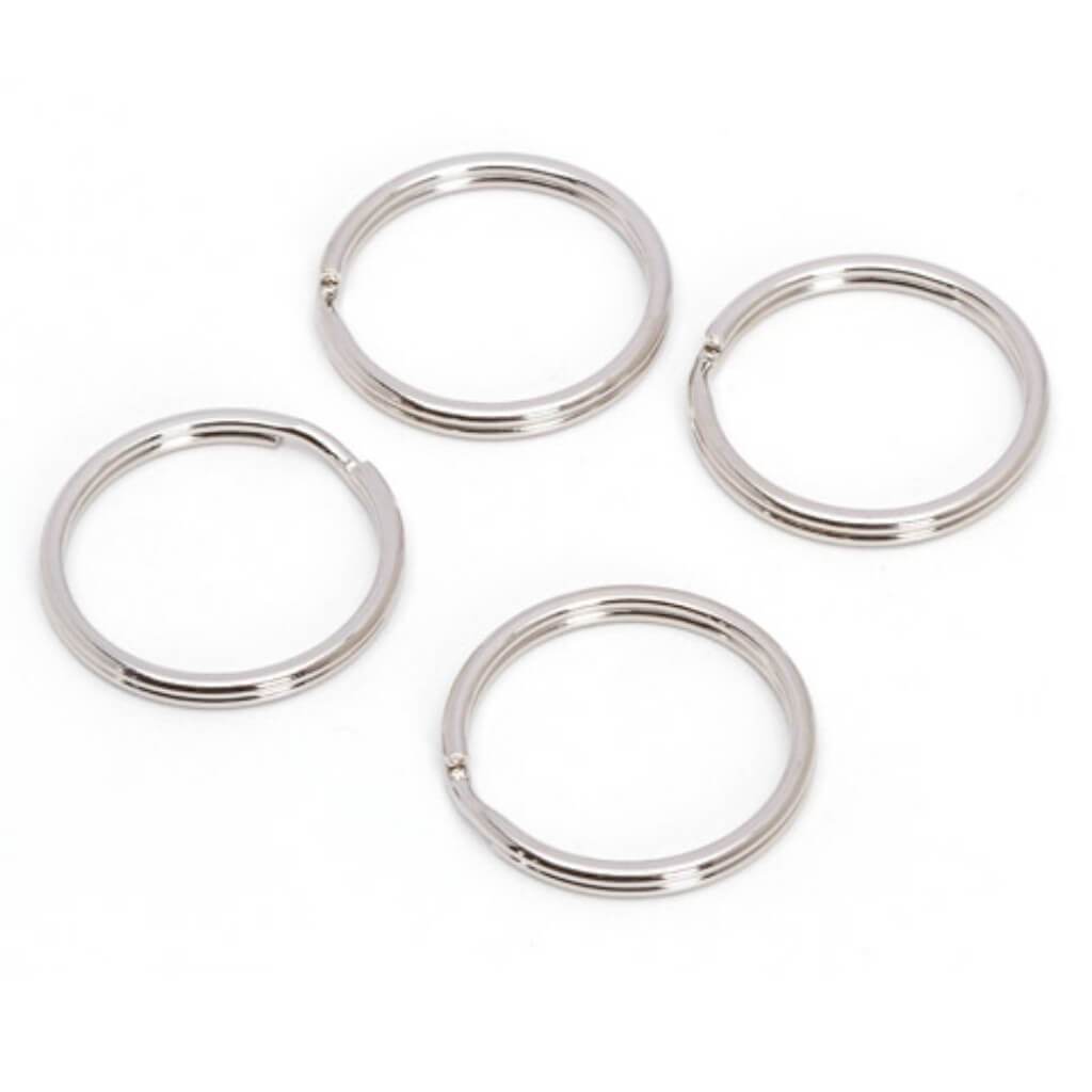 Steel Split Ring Nickel 32mm 