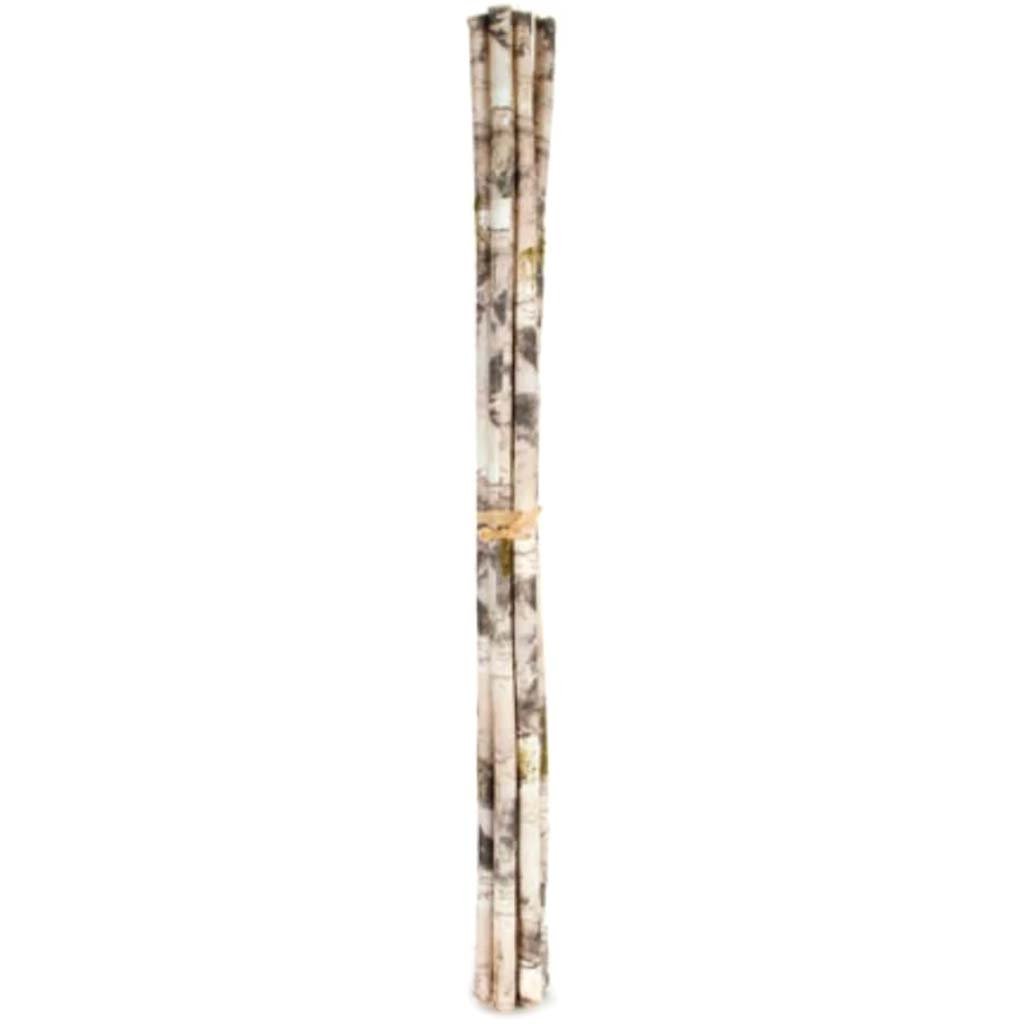 Faux Birch Logs White 27.5 inches 6 Logs 