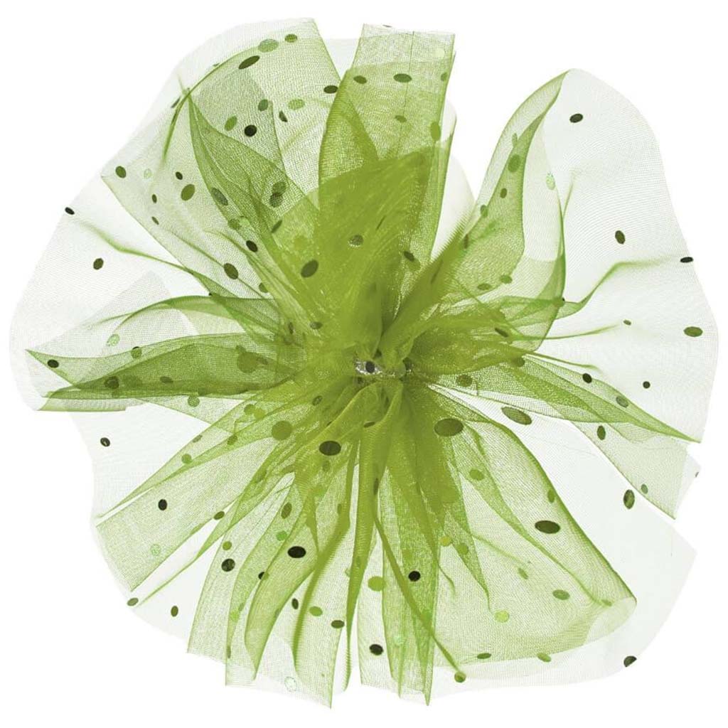 SEQ ORGANZA RIBBON LIM 6INX10Y 