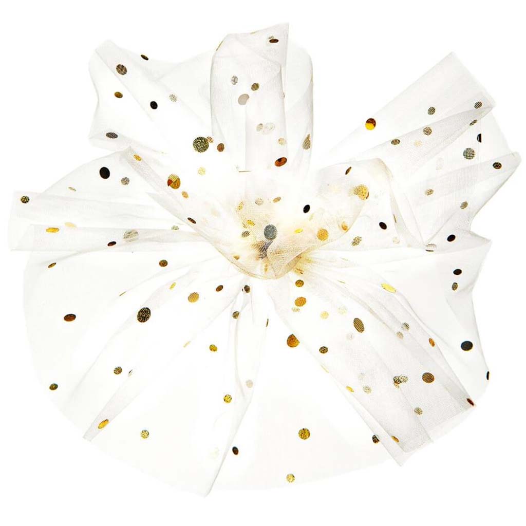 SEQ ORGNZA RIBBON WHGD 6INX10Y 