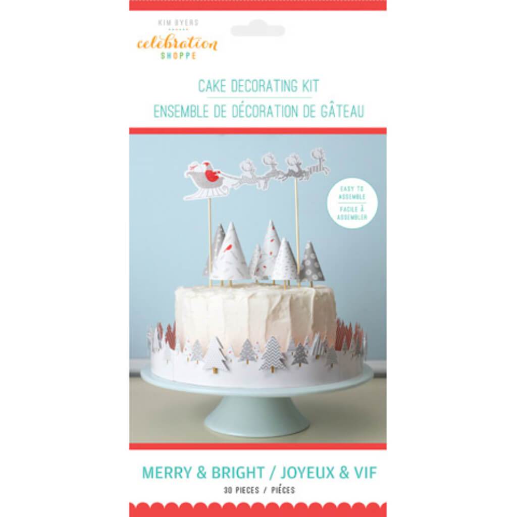 Merry &amp; Bright Cake Decorating Kit 